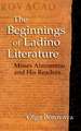 The Beginnings of Ladino Literature – Moses Almosnino and His Readers