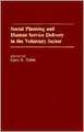 Social Planning and Human Service Delivery in the Voluntary Sector: An International Bibliography with Annotations (1910-1982)