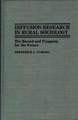 Diffusion Research in Rural Sociology: The Record and Prospects for the Future