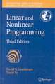 Linear and Nonlinear Programming