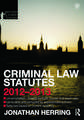 Criminal Law Statutes 2012-2013