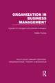 Organization in Business Management (RLE: Organizations): A Guide for Managers and Potential Managers