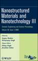 Nanostructured Materials and Nanotechnology III V30 Issue 7