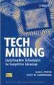 Tech Mining – Exploiting New Technologies for Competitive Advantage