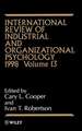 International Review of Industrial & Organizational Psychology 1998 V 13