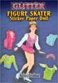 Glitter Figure Skater Sticker Paper Doll [With Stickers]