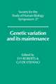 Genetic Variation and its Maintenance