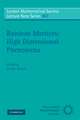 Random Matrices: High Dimensional Phenomena