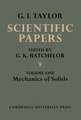 The Scientific Papers of Sir Geoffrey Ingram Taylor