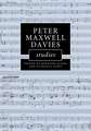 Peter Maxwell Davies Studies