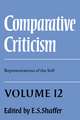 Comparative Criticism: Volume 12, Representations of the Self