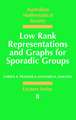 Low Rank Representations and Graphs for Sporadic Groups