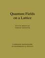 Quantum Fields on a Lattice