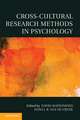 Cross-Cultural Research Methods in Psychology