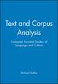 Text and Corpus Analysis