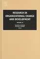 Research in Organizational Change and Development