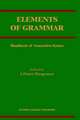 Elements of Grammar: Handbook in Generative Syntax