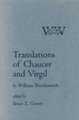 Translations of Chaucer and Virgil