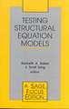 Testing Structural Equation Models