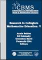 Research in Collegiate Mathematics Education. V