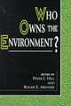 Who Owns the Environment?