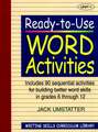 Ready–To–Use Word Activities Unit 1