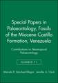 Special Papers in Palaeonotology 71 – Fossils of the Miocene Castillo Formation, Venezuela – Contributions on Neotropical Palaeontology