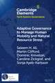 Adaptive Governance to Manage Human Mobility and Natural Resource Stress