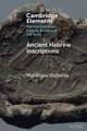 Ancient Hebrew Inscriptions