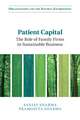 Patient Capital: The Role of Family Firms in Sustainable Business