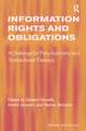 Information Rights and Obligations: A Challenge for Party Autonomy and Transactional Fairness