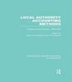 Local Authority Accounting Methods: Problems and Solutions, 1909-1934