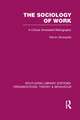 The Sociology of Work (RLE: Organizations): A Critical Annotated Bibliography