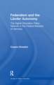 Federalism and the Lander Autonomy: The Higher Education Policy Network in the Federal Republic of Germany, 1948-1998