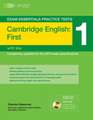 Exam Essentials: Cambridge First Practice Tests 1 W/Key + DVD-ROM