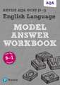 Pearson REVISE AQA GCSE English Language Model Answer Workbook - for 2025 and 2026 exams