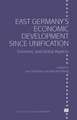 East Germany’s Economic Development since Unification: Domestic and Global Aspects