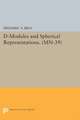 D-Modules and Spherical Representations