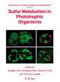 Sulfur Metabolism in Phototrophic Organisms