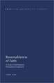 Reasonableness of Faith: A Study of Kierkegaard's Philosophical Fragments