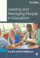 Leading and Managing People in Education