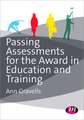 Passing Assessments for the Award in Education and Training