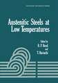 Austenitic Steels at Low Temperatures