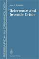 Deterrence and Juvenile Crime: Results from a National Policy Experiment