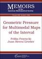 Geometric Pressure for Multimodal Maps of the Interval