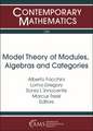 MODEL THEORY OF MODULES ALGEBRAS AND CA