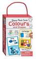 Colours & Shapes Building Blocks Jigsaw Flash Cards (UK Eng)