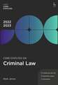 Core Statutes on Criminal Law 2022-23