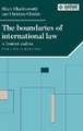 The boundaries of international law