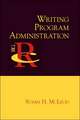 Writing Program Administration